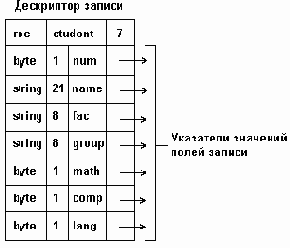 Логическое и машинное представление записей